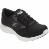 Shoes * | Skechers Womens D Lux Comfort Plenty Success Trainers Black White