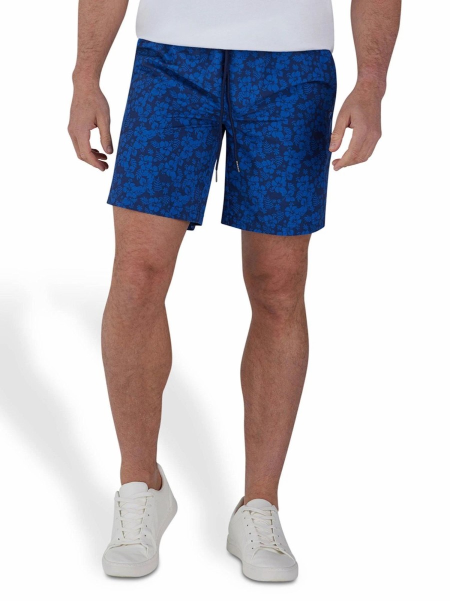 Swim Shorts * | Raging Bull Pattern Swim Shorts Blue