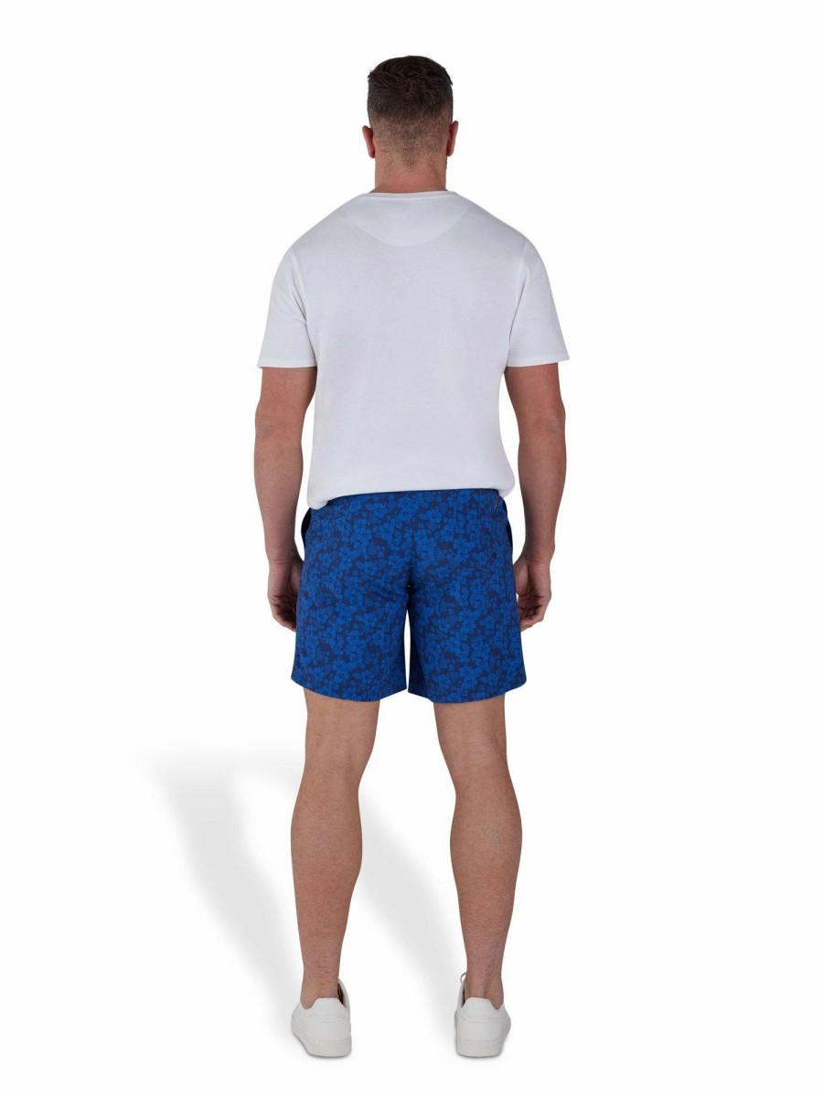 Swim Shorts * | Raging Bull Pattern Swim Shorts Blue